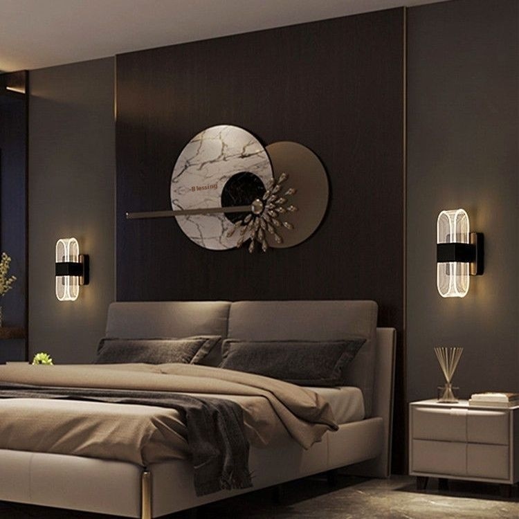 Simple Bedside Acrylic Aisle Background Wall Wall Lamp