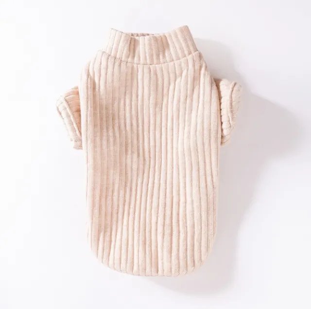 Bixin Pet Clothes Cat Cat Dog Autumn And Winter Wear Thickened Cotton Coat Brown Base - Shop at LoveMi