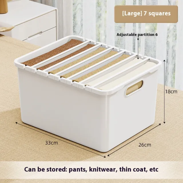 Clothes Storage Basket Household Clothing Finishing Large No 7 Grid - Shop at LoveMi