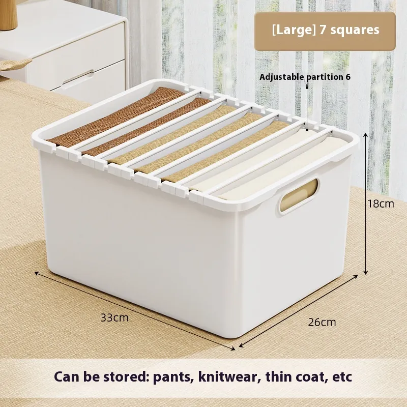 Clothes Storage Basket Household Clothing Finishing - Large No 7 Grid