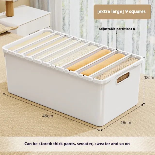 Clothes Storage Basket Household Clothing Finishing Extra Large 9 Grid - Shop at LoveMi