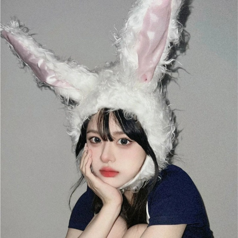 Rabbit Ear Headgear Hat New Year Day Photo Props