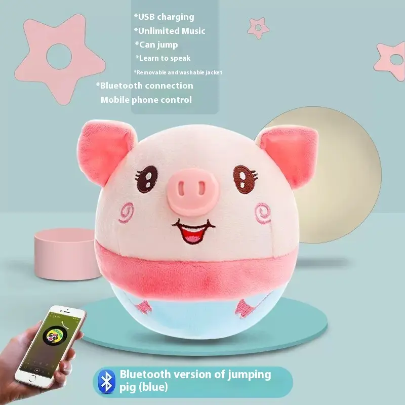 Learn To Speak Jumping Ball Baby Plush Beating Toy
