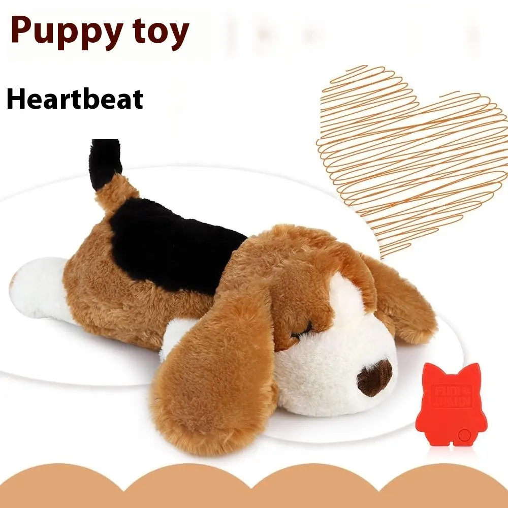 Plush Toy Heartbeat Dogcat Sleep Peace
