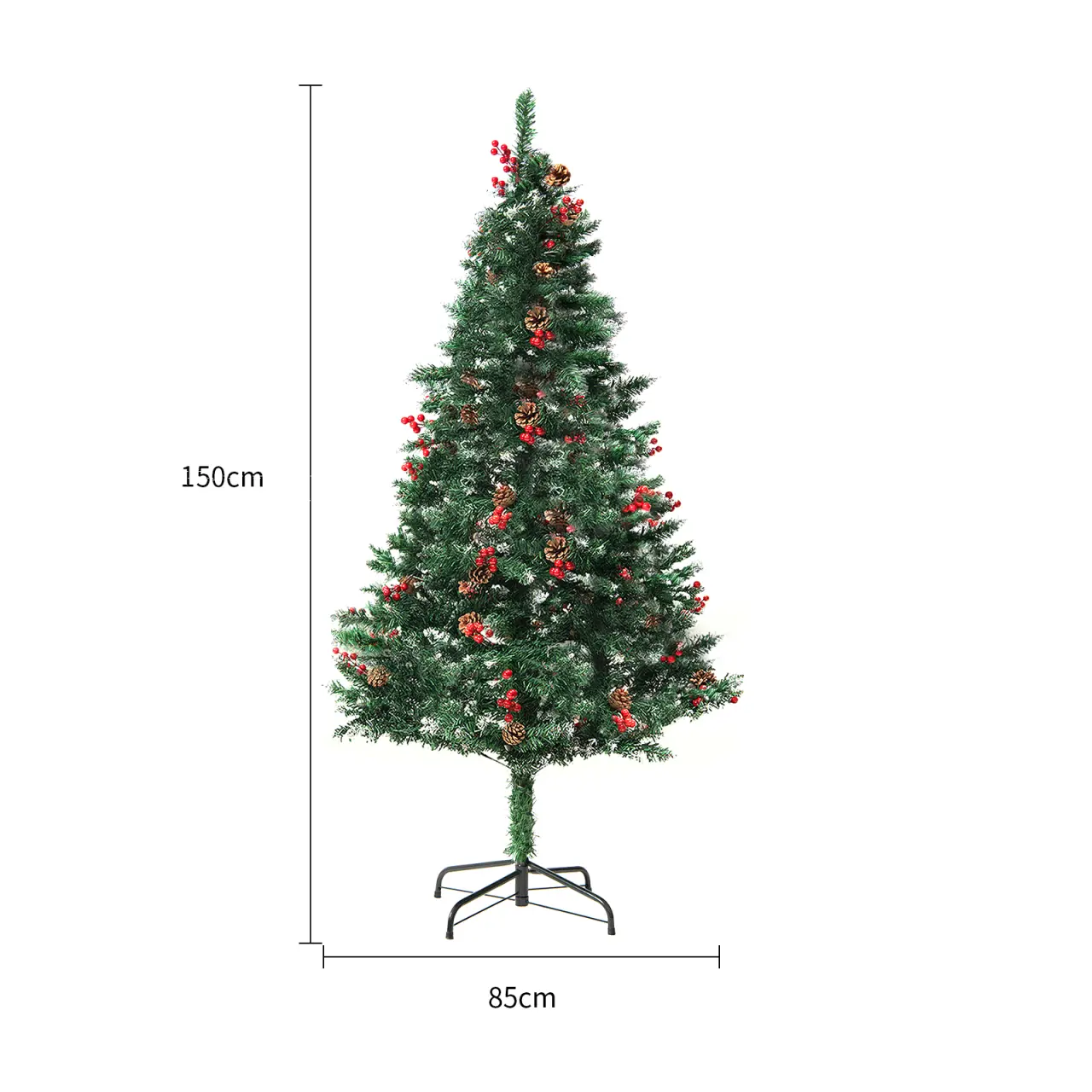 Christmas Tree PVC Artificial Snow Christmas Tree Mall Window Decoration Tree
