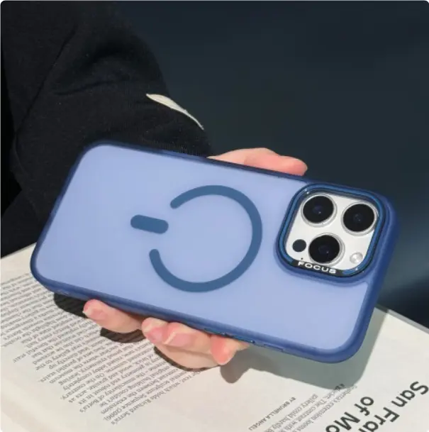 Simple Jelly Magnetic Suction For Phone Case Skin-friendly Drop-resistant