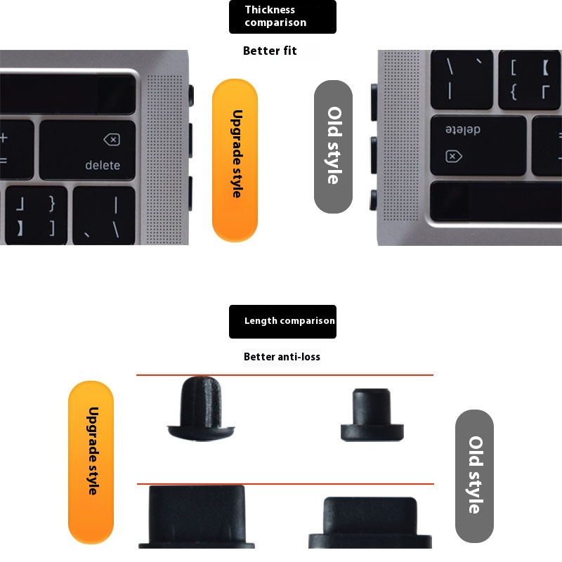 Laptop Silicone Dust Plug Seal - 3