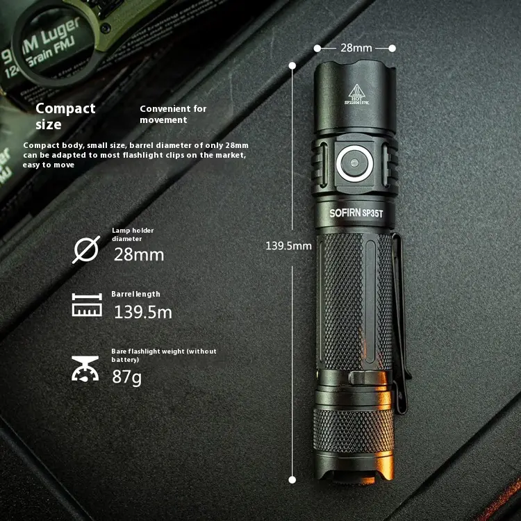 Flashlight Strong Light Long Shot Outdoor Camping Equipment