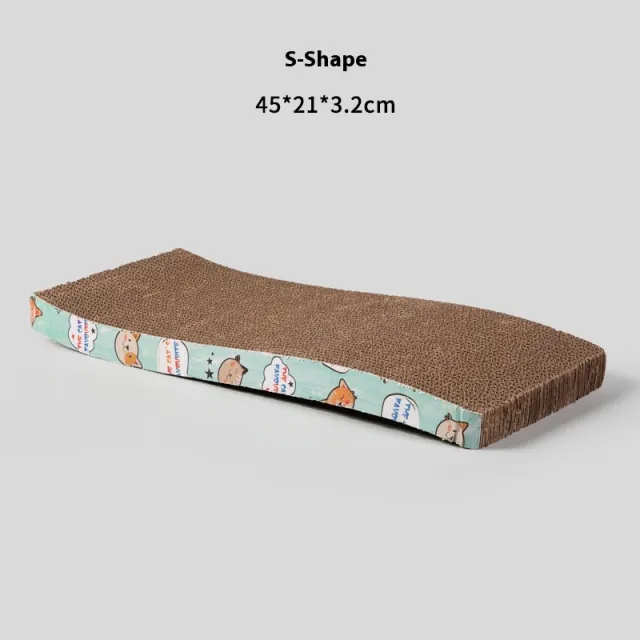 Corrugated Paper Scratch resistant Scratching Board Non chip Cat Random Pattern - Shop at LoveMi