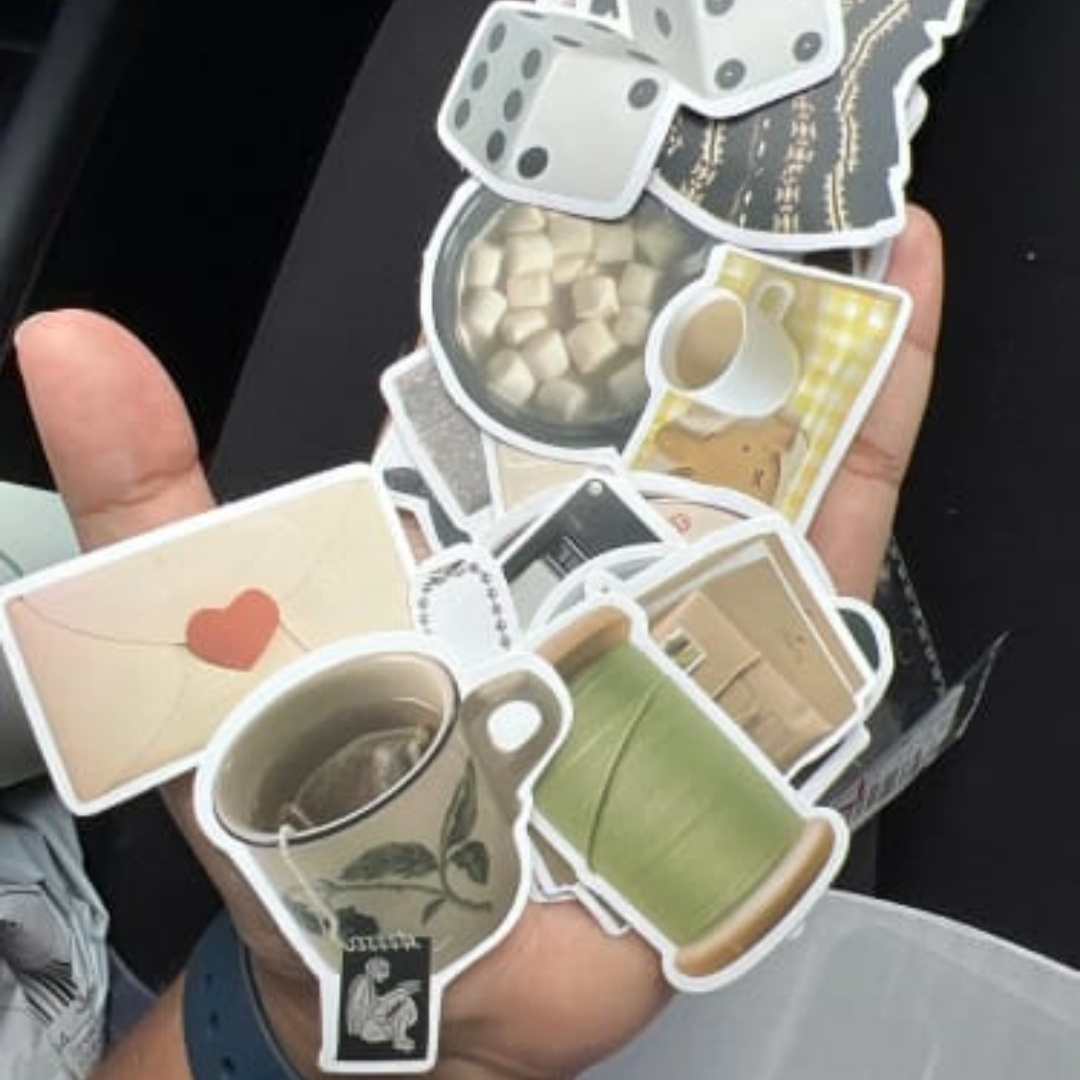 Retro Old Object Decorative Tablet Computer Cellphone Stickers