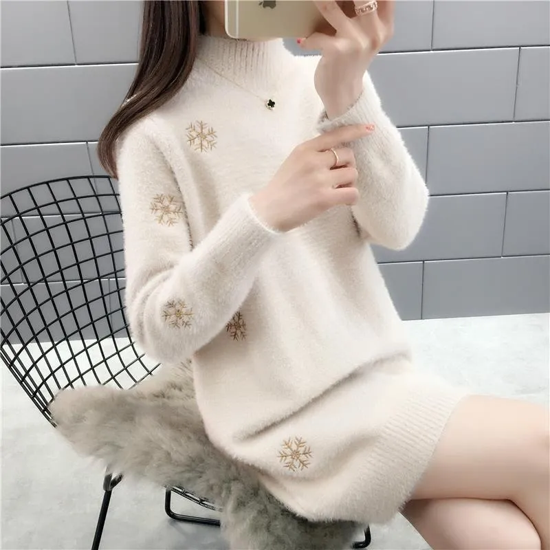 Inner Bottoming Shirt Women's Autumn And Winter Western Style - Khaki
