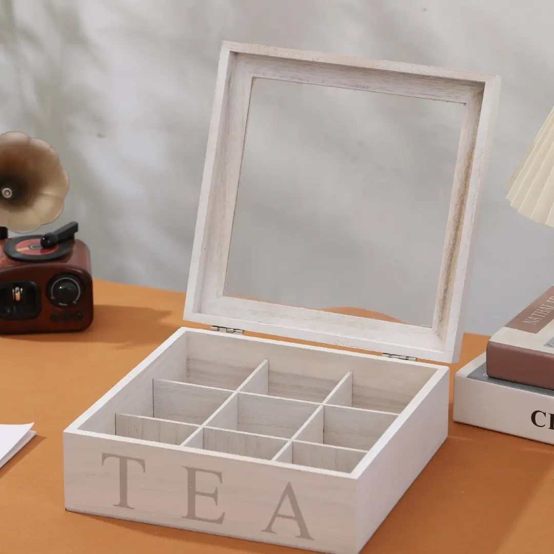 Wooden Multi-grid Coffee Storage