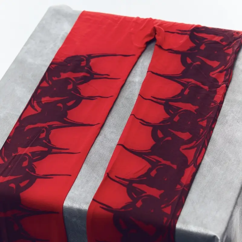 New Ultra-thin Dark Spicy Girl Pantyhose Red Stockings