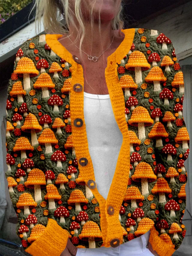 3D Digital Printing Cardigan Knitted Coat Jlkswts3098 - Shop at LoveMi