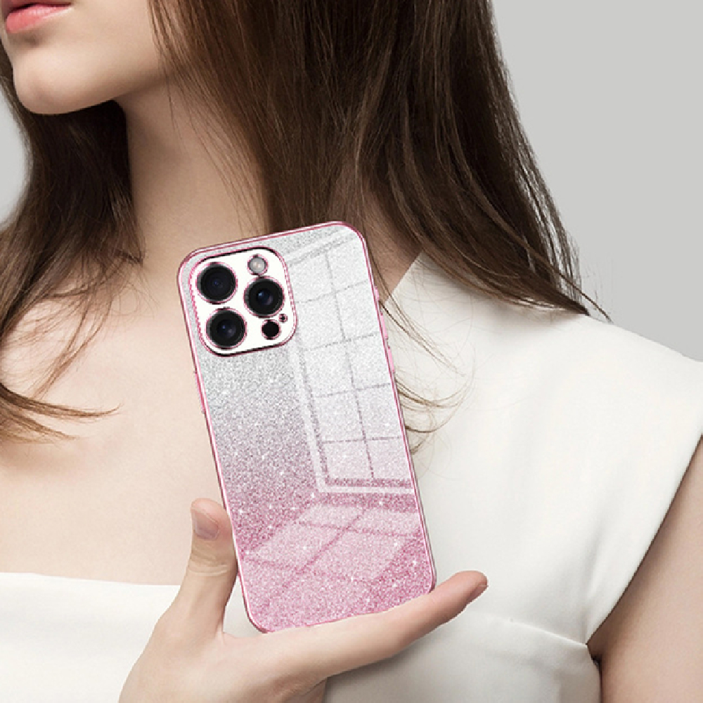 Electroplating Glitter Phone Case Protective Sleeve