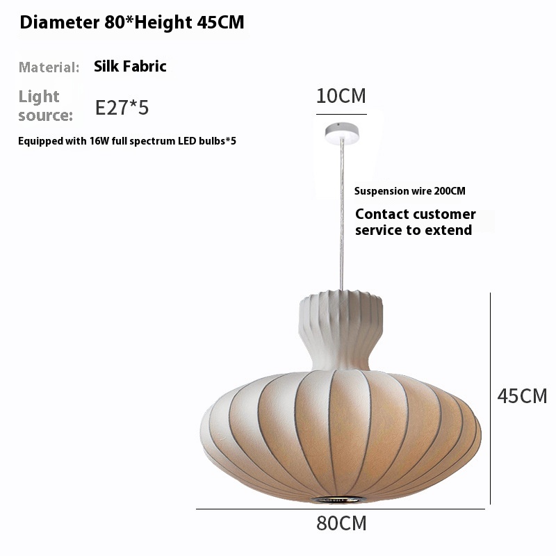 Vintage Silk Bed Breakfast New Chinese-style Chandelier - Image 6