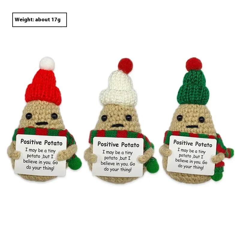Christmas Funny Expression Positive Potato Doll