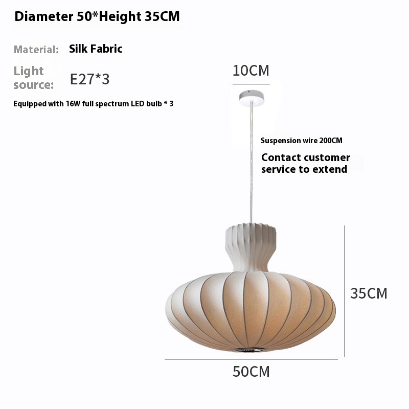 Vintage Silk Bed Breakfast New Chinese-style Chandelier - Image 4