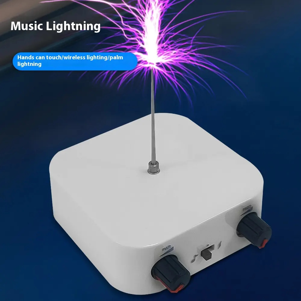 Artificial Lightning Touchable Audio Input Bluetooth Scientific Experiment