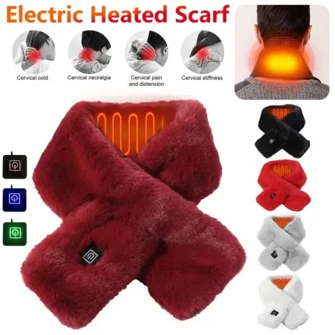 Heating Scarf USB Electric Heated Neck Wrap Pad Pain