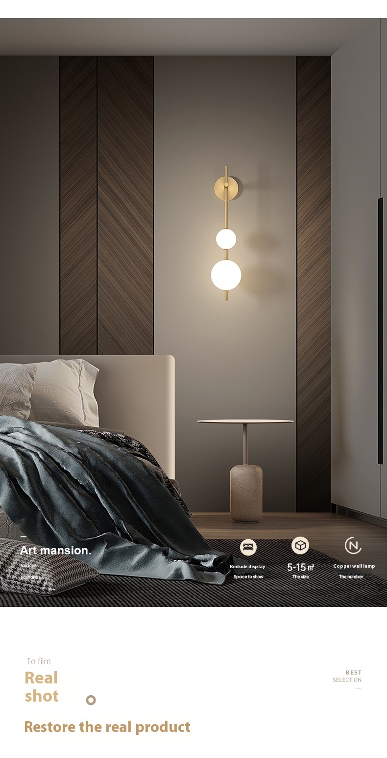 Modern LED Wall Lamp for Aisle, Stairway, Exhibition Hall - Opper Background Wall Light