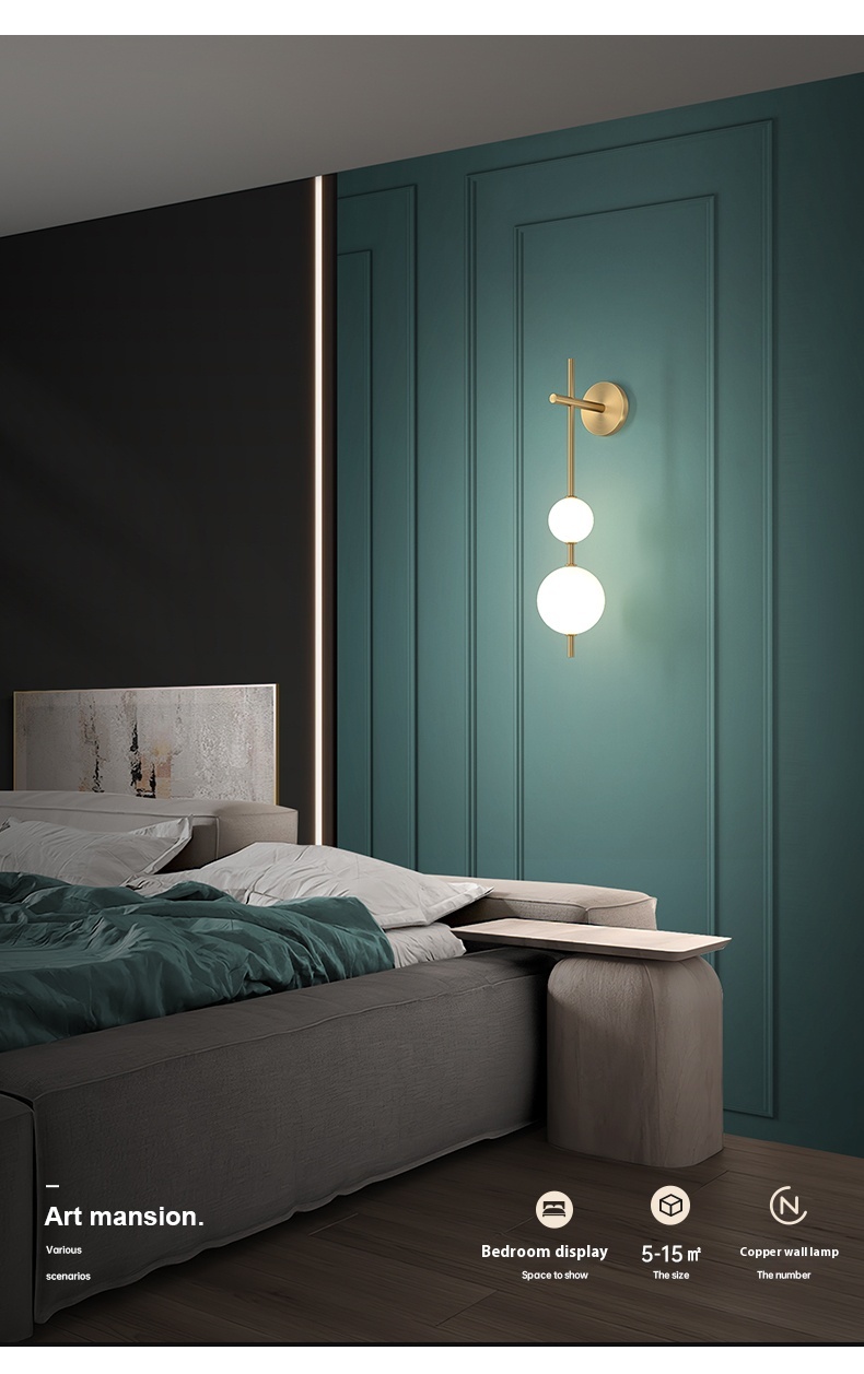 Modern LED Wall Lamp for Aisle, Stairway, Exhibition Hall - Opper Background Wall Light