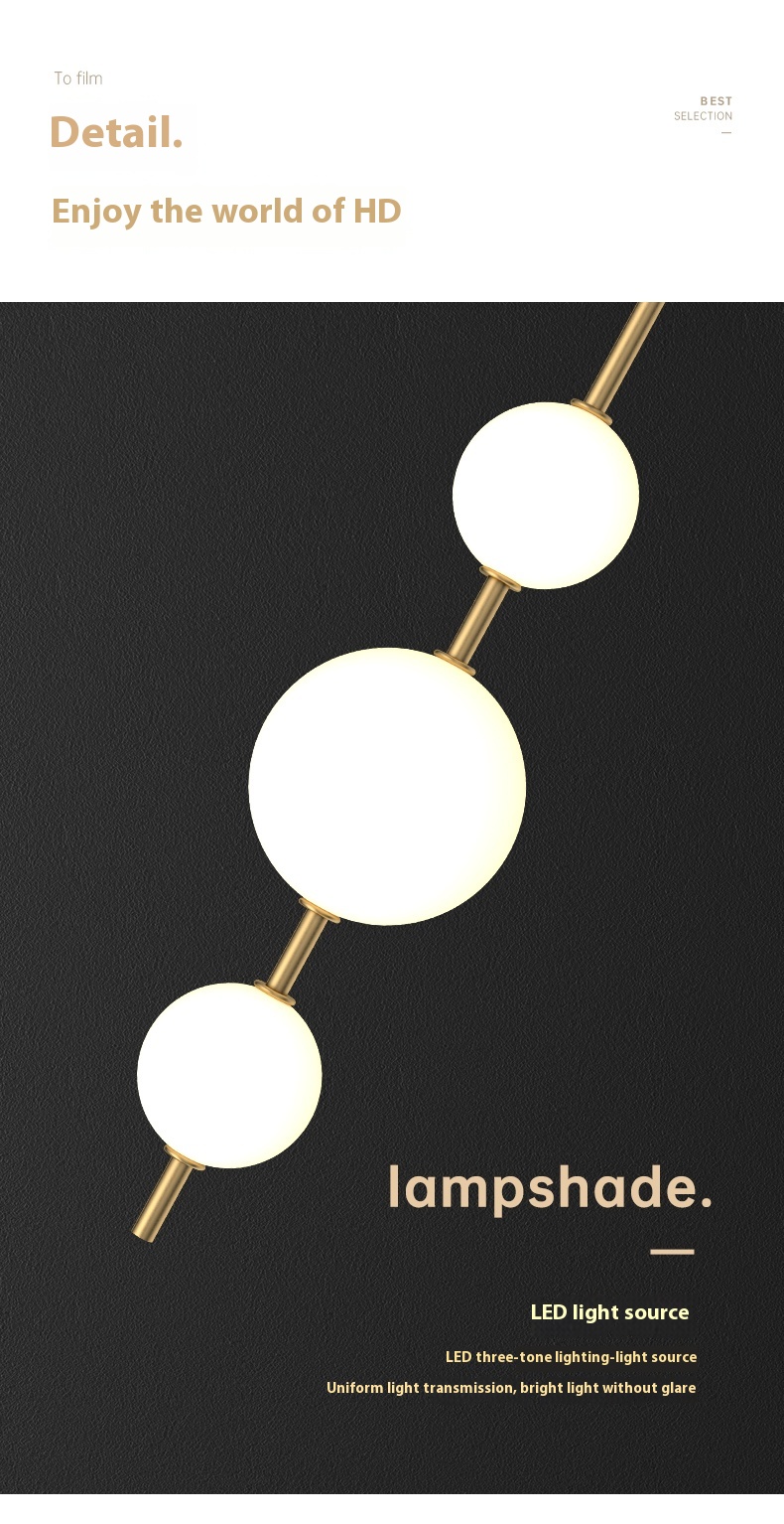 Modern LED Wall Lamp for Aisle, Stairway, Exhibition Hall - Opper Background Wall Light