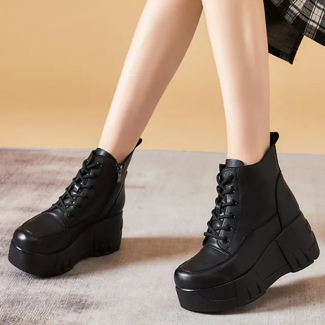 Women's Fashion Personality All match Ankle Boots Black - Shop at LoveMi