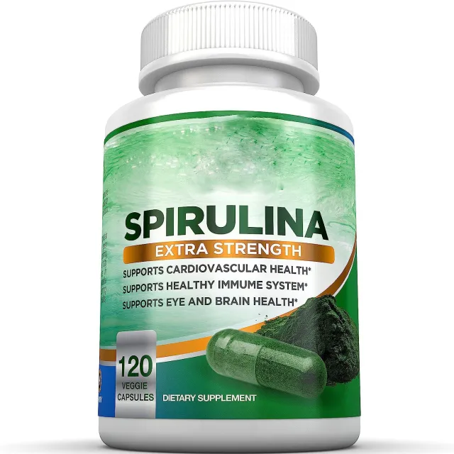 Spirulina Capsules 120 Capsules 120 Capsules - Shop at LoveMi