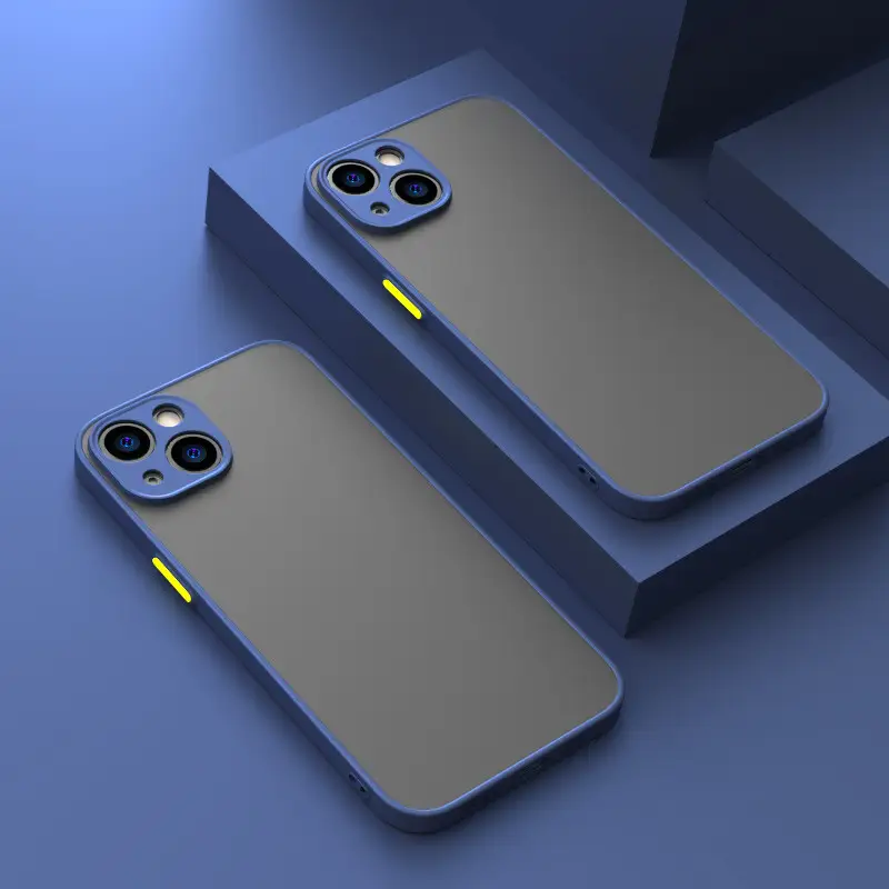 Skin Feel Semi Transparent Silicone Frosted Phone Case