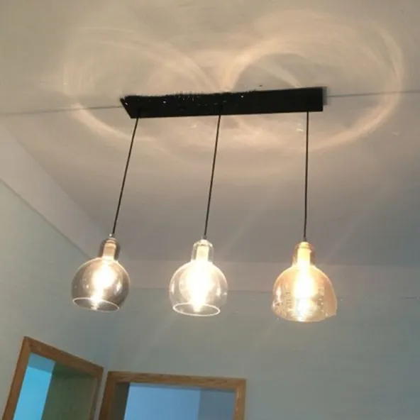 Simple Personality Bulb Creative Dining-room Lamp Single