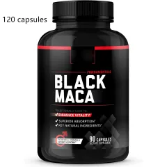 Men's Black Maca Capsules - 120Tablets - View 1