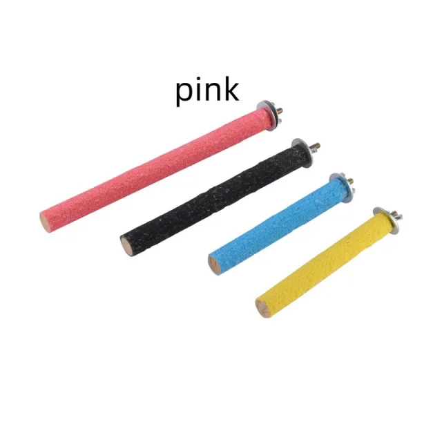 Tiger Skin Xuanfeng Parrot Colored Frosted Stand Rod Grinding Claw Stick Pink - Shop at LoveMi