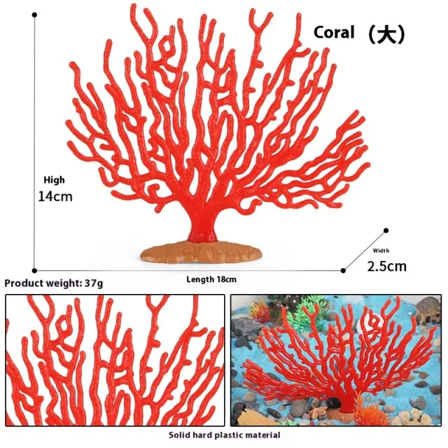 Simulation Marine Animal Model Children's Cognitive Toy M2844 Large Coral - Shop at LoveMi