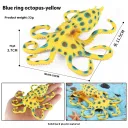M2990 Blue Ring Octopus Yellow