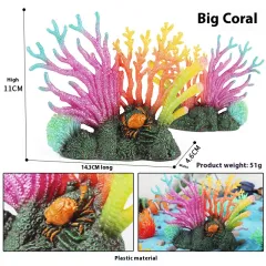 Simulation Marine Animal Model Children's Cognitive Toy - Mf Coral - View 1