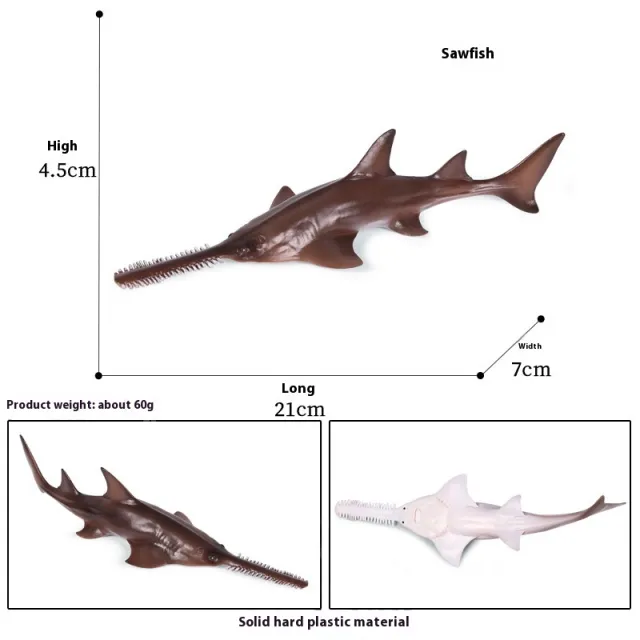 Simulation Marine Animal Model Children's Cognitive Toy Large Saw Blade - Shop at LoveMi