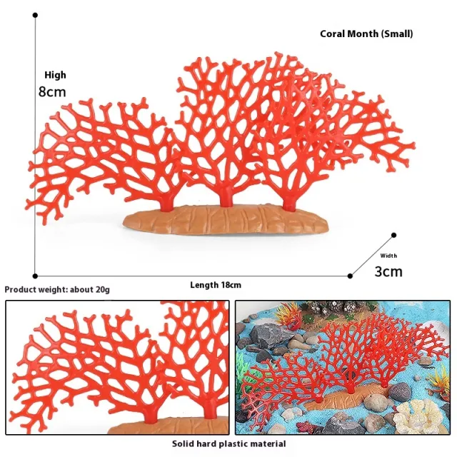 Simulation Marine Animal Model Children's Cognitive Toy M2845 Small Size Coral - Shop at LoveMi