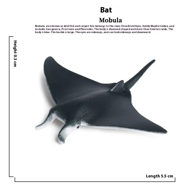 Simulation Marine Animal Model Children's Cognitive Toy M2033 Mini Bat Spray - Shop at LoveMi