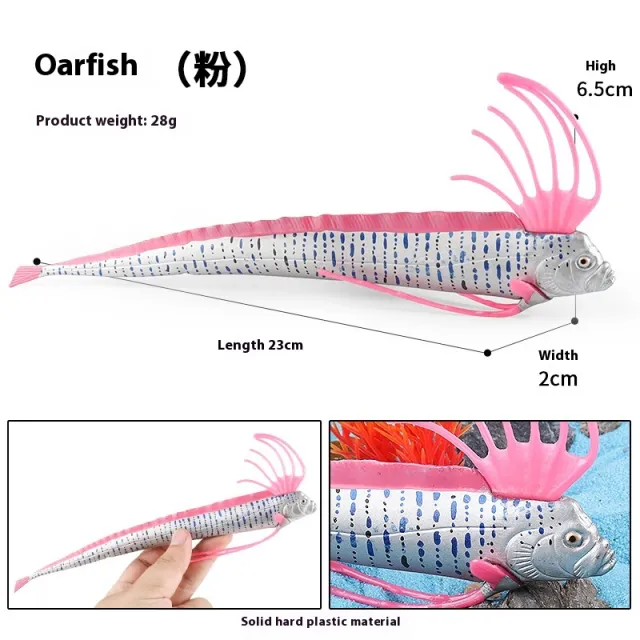 Simulation Marine Animal Model Children's Cognitive Toy M3234 Giant Oarfish - Shop at LoveMi
