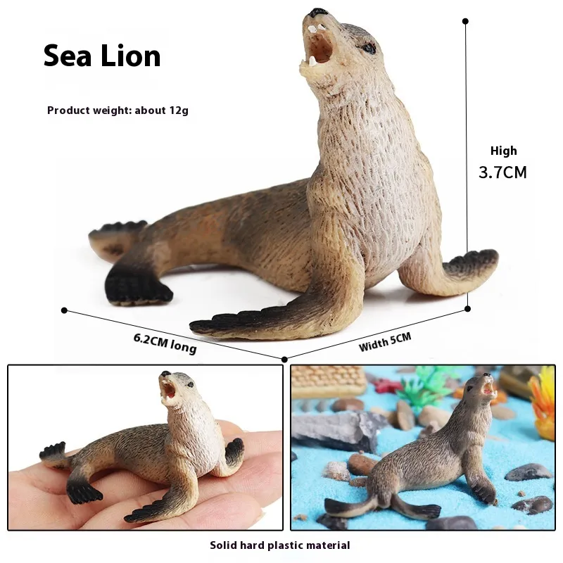 Simulation Marine Animal Model Children's Cognitive Toy - Tq Sea Lion