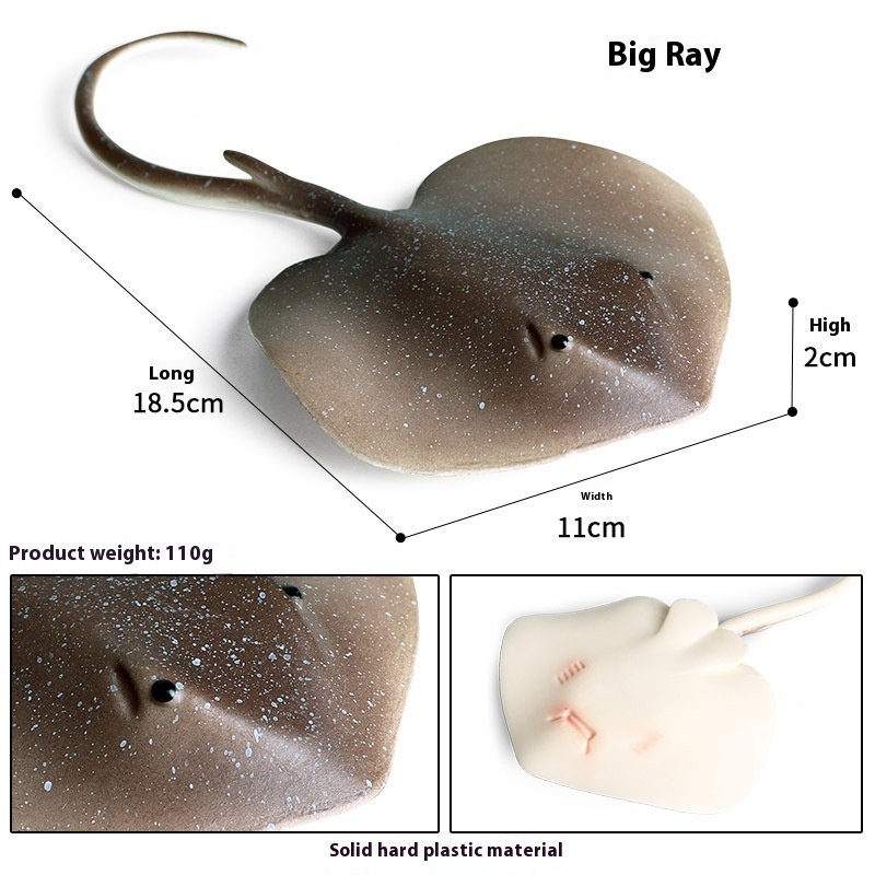 لعبة تعليمية نموذج حيوانات بحرية للأطفال