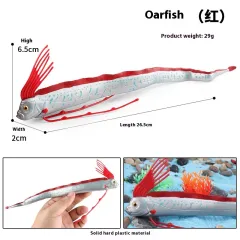 Simulation Marine Animal Model Children's Cognitive Toy - M3233 Giant Oarfish - View 1