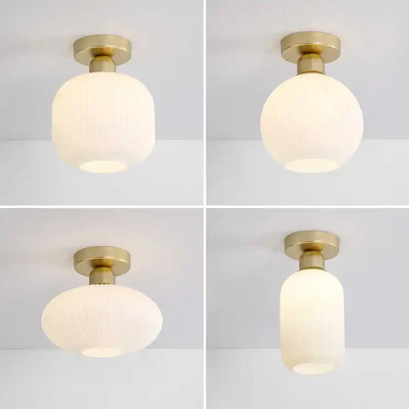Balcony Ceiling Lamp Glass Household Minimalist Aisle