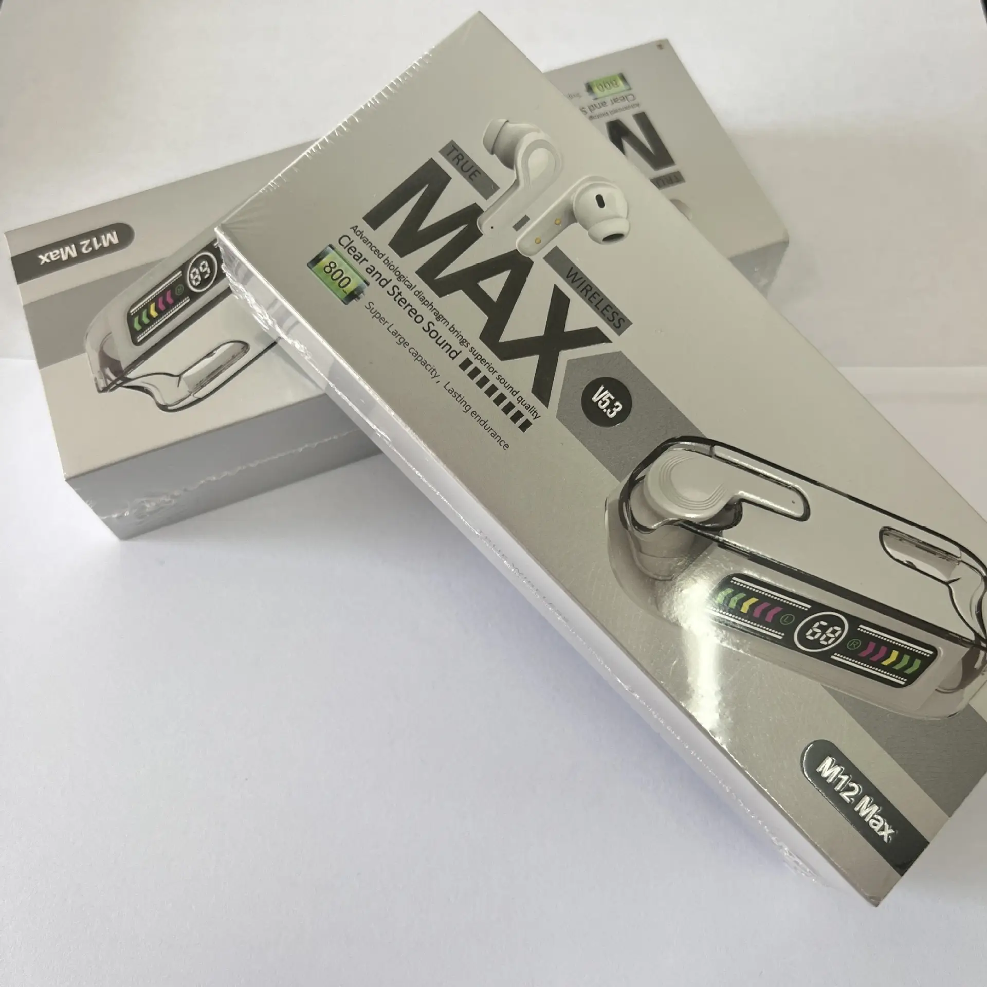M12 MAX Wireless Bluetooth Headset Digital TWS
