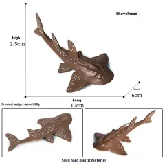 Simulation Marine Animal Model Children's Cognitive Toy - M607 Pear Head Brown - View 1