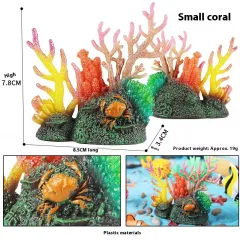 Simulation Marine Animal Model Children's Cognitive Toy - Mf Small Coral - View 1