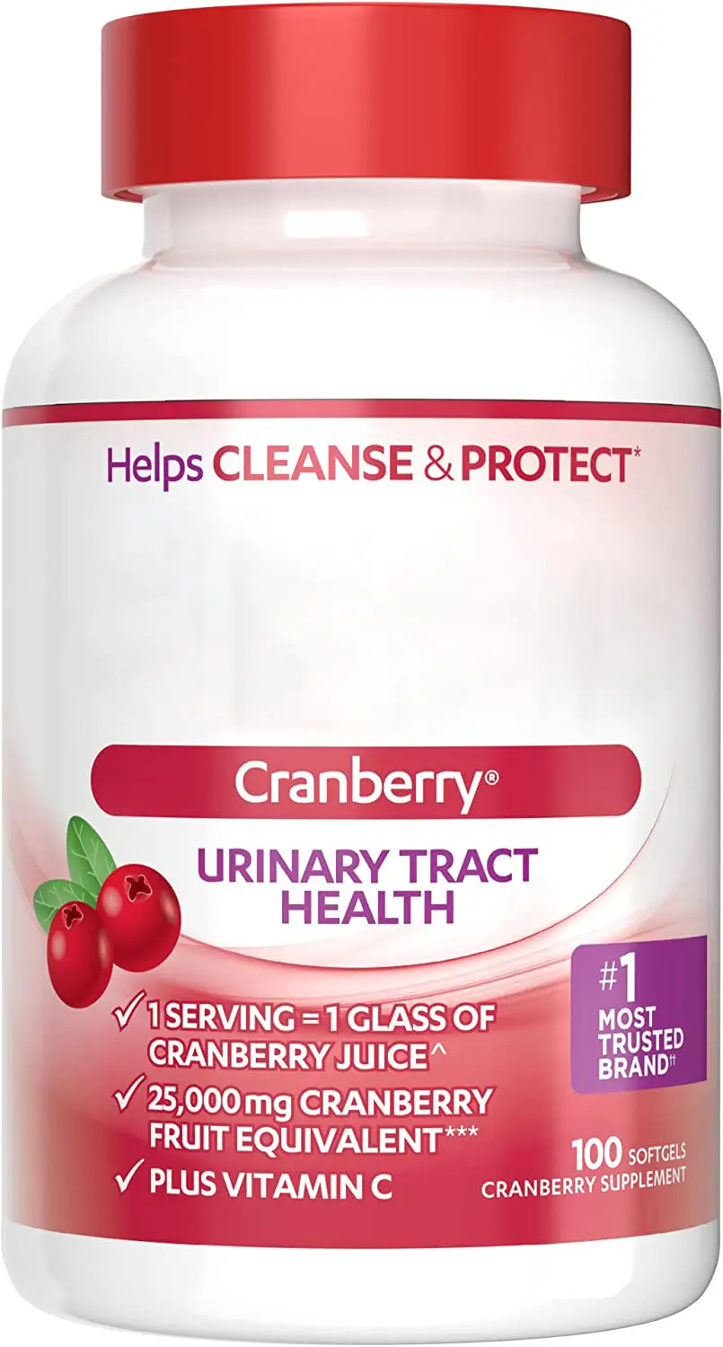 Cranberry Soft Capsules Contains Vitamin C