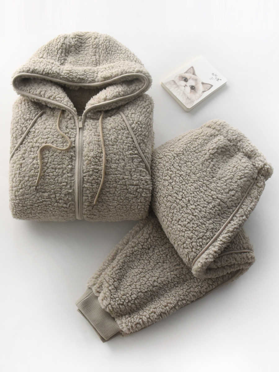 Can Be Worn Outside Hooded Pajamas Suit