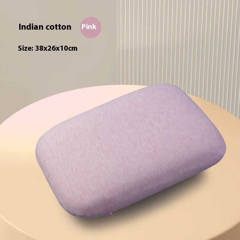 Car Office Lunch Break Home Stomach Sleeper Pillow - Tianzhu Cotton Pink
